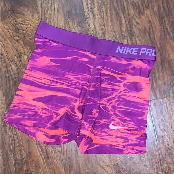 colorful nike pro shorts